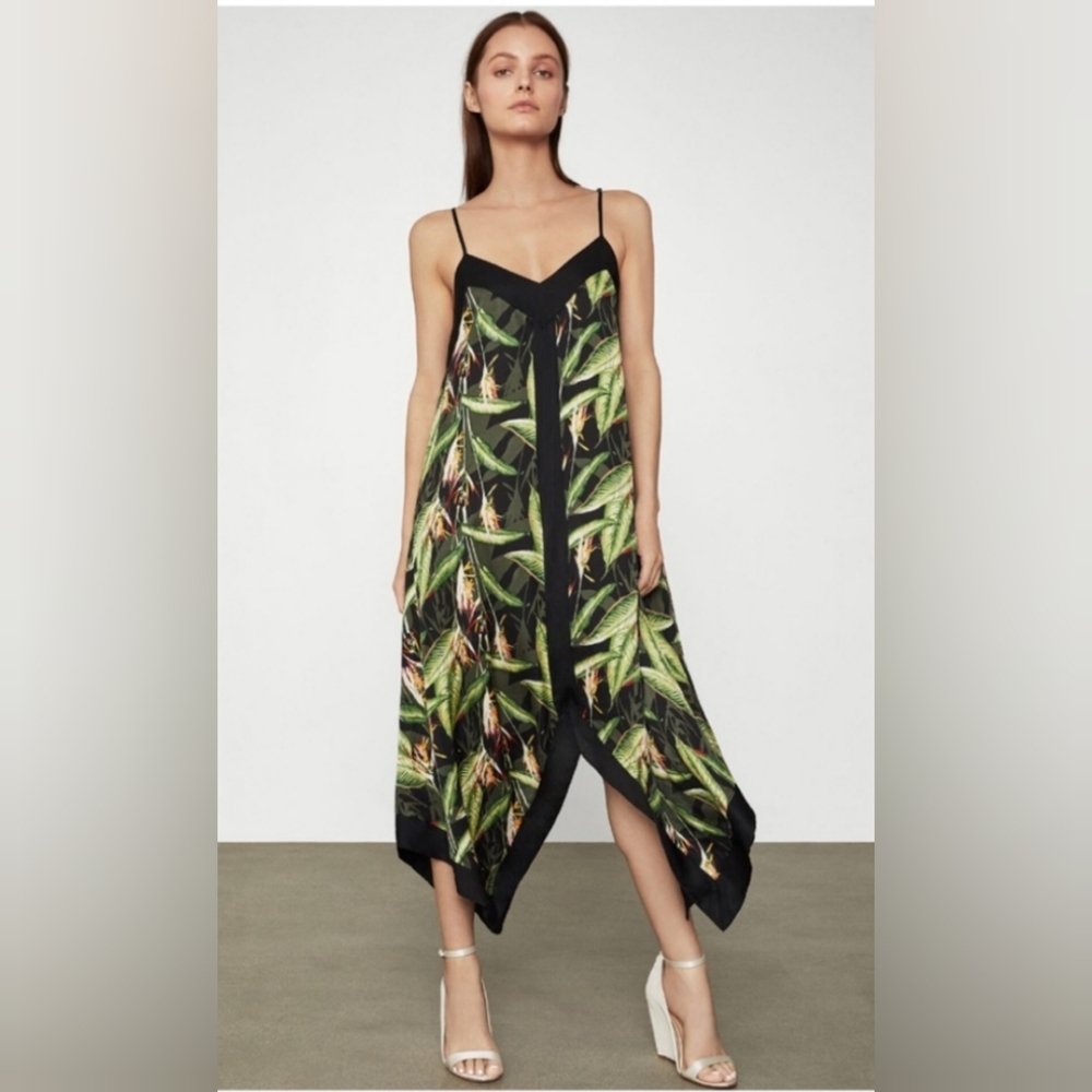 🔥BCBGMAXAZRIA Bird of Paradise Cami Dress